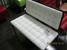 Скамья "Прага" Кожзам Inchi белый