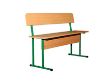 Скамья 2-местная со спинкой