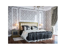 Кровать София Люкс 160х200 с мягким быльцем