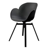 Spider кресло поворотное чёрное