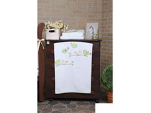 Плед Veres Spring Birdies green