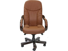 Кресло руководителя CA1316A кожа delux, коричневое