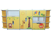 Стенка детская Зверята (комплект)