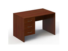 Стол Стандарт 120х70х74 с подвесной тумбой на 3 ящика