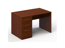 Стол Стандарт 120х70х74 с тумбой на 3 ящика