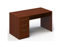 Стол Стандарт 138х70х74 с тумбой на 3 ящика