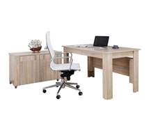 Стол 138х80х75.5 с ящиками и приставная тумба 100х42х63