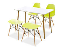 Деревянный стол TM-40 белый