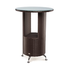 Стол "Барный" (прозрачное стекло 6 мм) Pradex