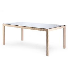 Стол "Галант" (прозрачное стекло 8 мм) Pradex