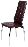 Стул Дорис Хром Коричневый