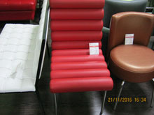 Стул "Плато" Кожзам Absolute красный