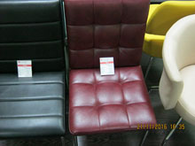 Стул "Зеро" Кожзам Itaka бордовый