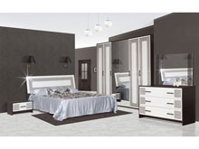 Гарнитур для спальни Бася новая (Олимпия) 6Д