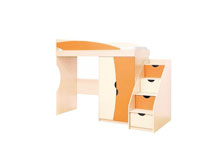 Кровать-чердак Саванна с лестницей