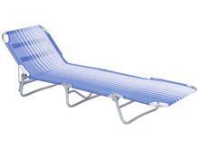 Шезлонг портативный TE-017 ATK голубой