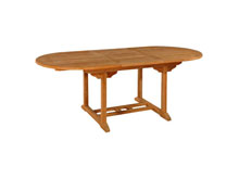 Стол тиковый раскладной овальный ТЕ-150Т