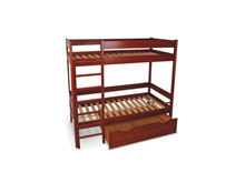 Кровать двухъярусная дуб 80х190