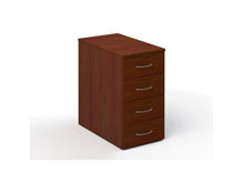 Тумба приставная Стандарт глубиной 70 мм с 4 ящиками