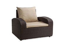 Кресло Eco Line 100х80х79 с мягким сидением и подушкой