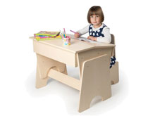 Парта От 3 до 15 со стульчиком ширина 75