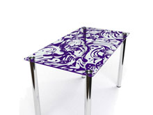 Стеклянный стол Весна