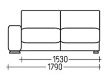 Диван Виола-Секция 3 DLS