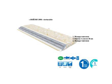 Ортопедический матрас Viorina Войлок-2000 80х190