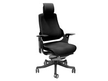 Кресло офисное Wau black fabric, charcoal network