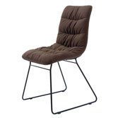 Weldon стул на полозьях коричневый