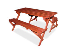 Стол-трансформер с лавками